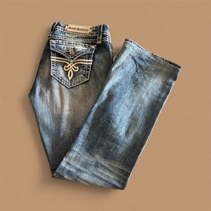 Rock Revival Blue Jeans